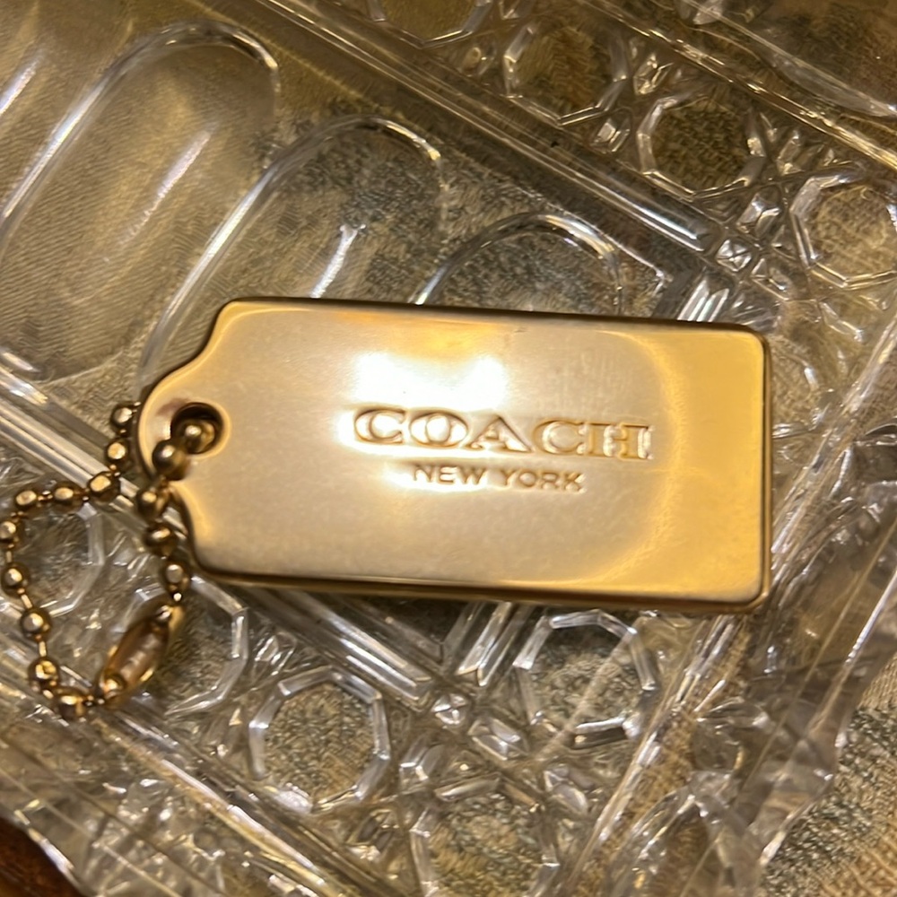 Coach Brass Keychain